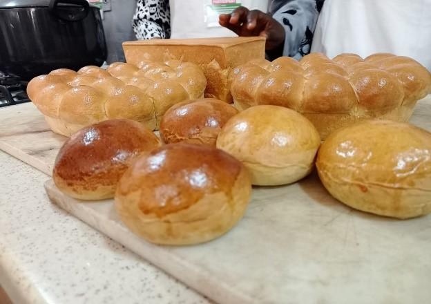 A picture of bread made by some of the participants