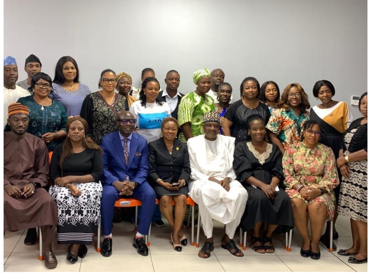 Group picture of participants and facilitators after a training on Critical Thinking and Report Writing organized for the federal ministry of finance.