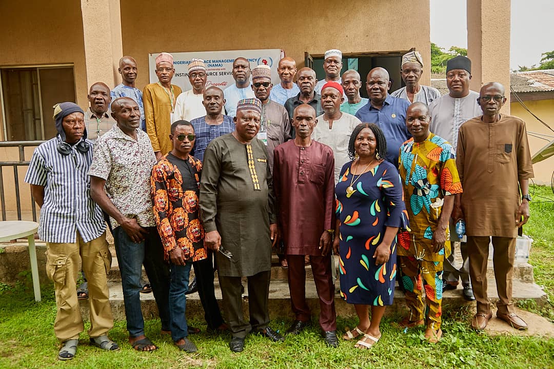 Staffs of the Nigeria Airspace Management Agency during a Pre-Retirement training organized by Instinct Resource Services Limited